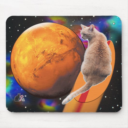 Tapis De Souris Poivre Chauffeur Star Surfer-Cat (Devant)