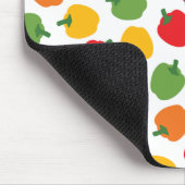 Tapis De Souris Poivrons Bell colorés (Coin)