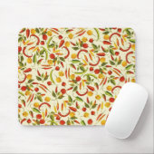 Tapis De Souris Poivrons chili vintages (Avec souris)