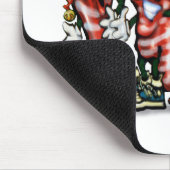 Tapis De Souris Poivrons de canne à bonbons (Coin)