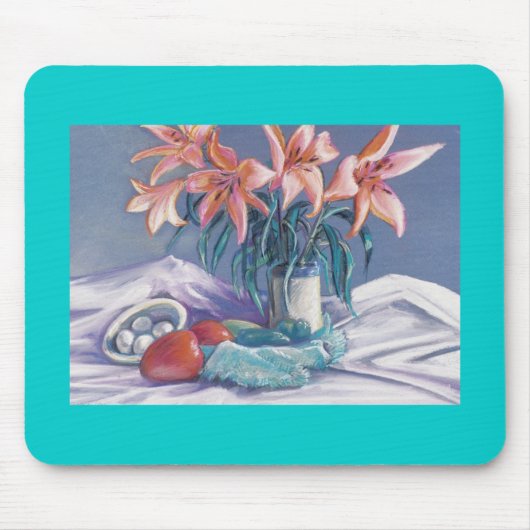 Tapis De Souris Poivrons et Lys (Devant)
