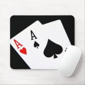 Tapis De Souris Poker Aces Mousepad (Avec souris)