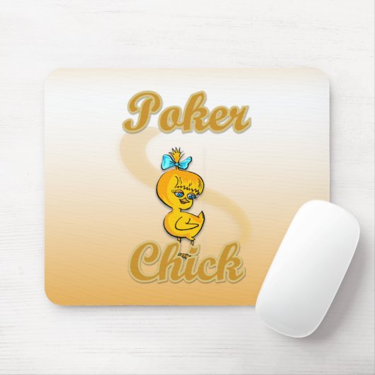 Tapis De Souris Poker Chick (Avec souris)