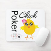 Tapis De Souris Poker Chick (Avec souris)