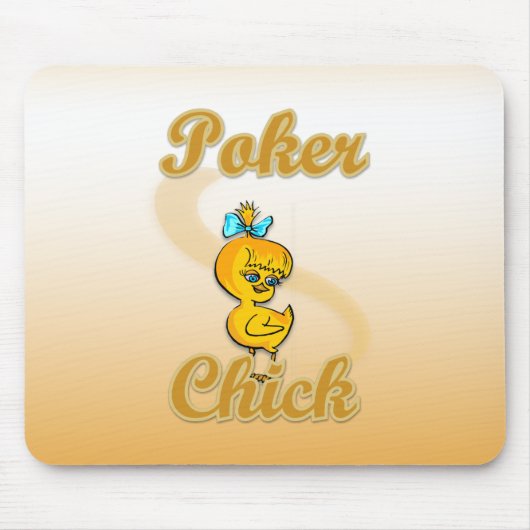 Tapis De Souris Poker Chick (Devant)