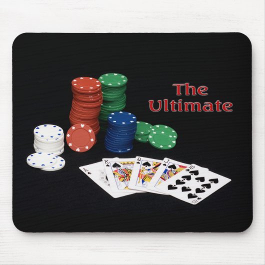 Tapis De Souris Poker Royal Flush (Devant)