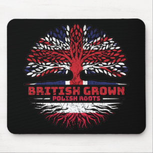 Tapis De Souris Poland Polish Uk United Kingdom British Tree Roots