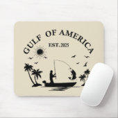 Tapis De Souris Pôle de pêche américain patriotique (Avec souris)