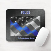 Tapis De Souris Police (Avec souris)