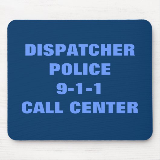 Tapis De Souris Police 9-1-1 (Devant)
