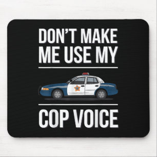 Tapis De Souris Police Art Pour Hommes Femmes Cop Police Police Po