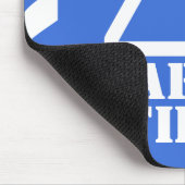 Tapis De Souris Police Blue Safety d'abord (Coin)