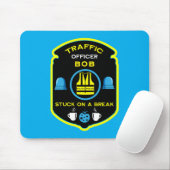 Tapis De Souris Police de la circulation (Avec souris)