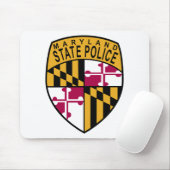 Tapis De Souris Police d'état du Maryland (Avec souris)