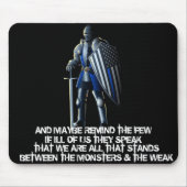 Tapis De Souris Police Mousepad (Devant)