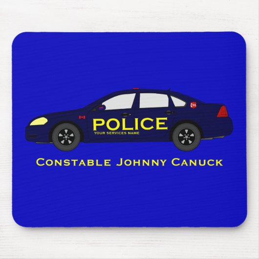 Tapis De Souris Police Mousepad - Canada (Devant)