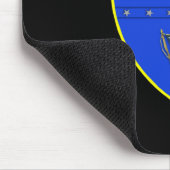 Tapis De Souris Police servant fièrement (Coin)