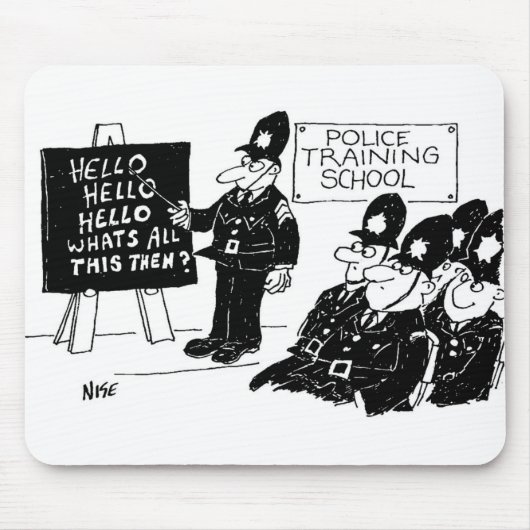 Tapis De Souris Policemen at a Police Training School Mouse Mat (Devant)