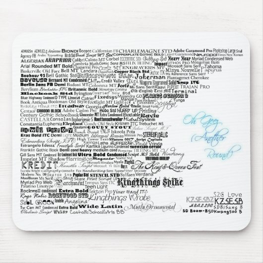 Tapis De Souris Polices 2 (Devant)