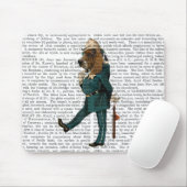 Tapis De Souris Policier de Basset Hound (Avec souris)