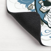 Tapis De Souris Policier de crâne (Coin)