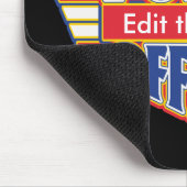 Tapis De Souris Policier fait sur commande (Coin)