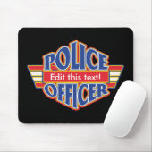 Tapis De Souris Policier fait sur commande (Avec souris)