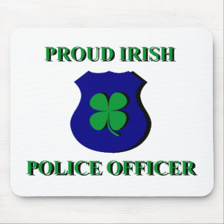 Tapis De Souris Policier irlandais fier