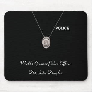 Tapis De Souris Policier Mousepad