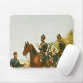 Tapis De Souris Policiers en tournée d'inspection (Avec souris)