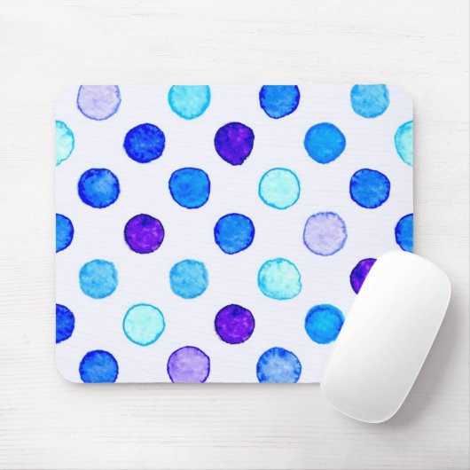 Tapis De Souris Polka dot (Avec souris)