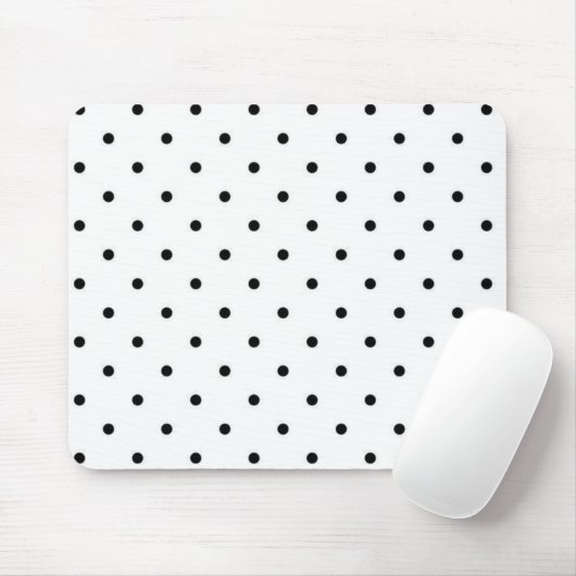 Tapis De Souris Polka dot (Avec souris)