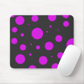 Tapis De Souris Polka dot (Avec souris)