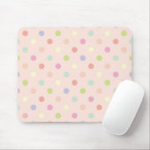 Tapis De Souris Polka dot (Avec souris)