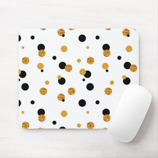 Tapis De Souris Polka dot (Avec souris)