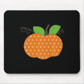 Tapis De Souris Polka Dot Citrouille mignon Graphic Fall Tee (Devant)