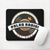 Tapis De Souris Polka Radio Mousepad (Black) (Avec souris)