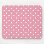 Tapis De Souris Polka rose Rose Dot Mousepad<br><div class="desc">Une belle teinte de rose qui lui donne juste un soupçon de couleur rose qui l'assombrit pour des noms plus clairs et plus clairs.    Certains produits incorporent également des pois roses et blancs assortis.   Ils sont une toile vierge prête pour votre texte ou votre image.</div>