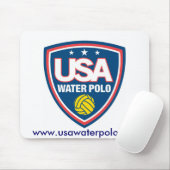 Tapis De Souris Polo d'eau des Etats-Unis Mousepad (Avec souris)
