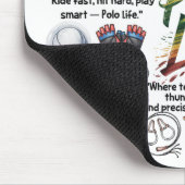 Tapis de souris Polo Life Illustrated (Coin)