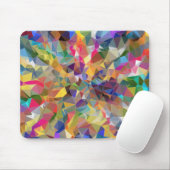 Tapis De Souris Poly bas coloré (Avec souris)