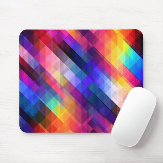 Tapis De Souris Polygon abstract couleur pattern (Avec souris)