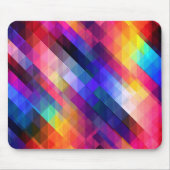 Tapis De Souris Polygon abstract couleur pattern (Devant)