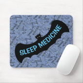 Tapis De Souris POLYSOMNOGRAPHIE MÉDICALE DORMIÈRE par Slipperywin (Avec souris)