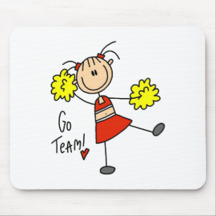 Tapis de souris Pom-pom girl de l'équipe