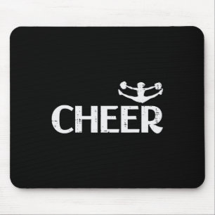 Tapis De Souris Pom-Pom Girl Fille De L'Équipe De Cheerleading Fem
