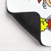 Tapis De Souris Pom-pom girl rouge (Coin)