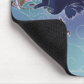 Tapis De Souris Pomeranian de minuit Mousepad (Coin)