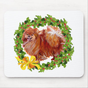 Tapis De Souris Pomeranian de vacances