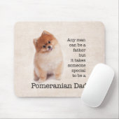 Tapis De Souris Pomeranian Papa Mousepad (Avec souris)